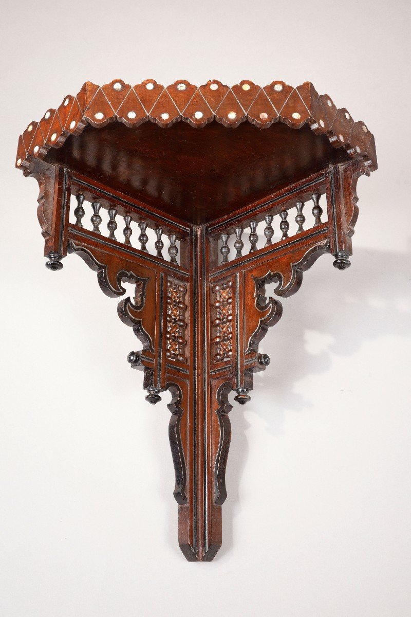 Oriental Style Shelf, France, Circa 1890-photo-3