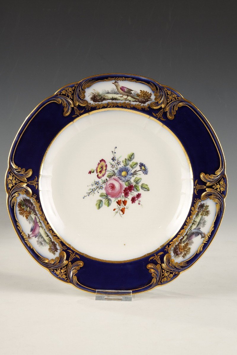 Set Of Six Plates,  In The Style Of Sèvres, France, Circa 1880-photo-1