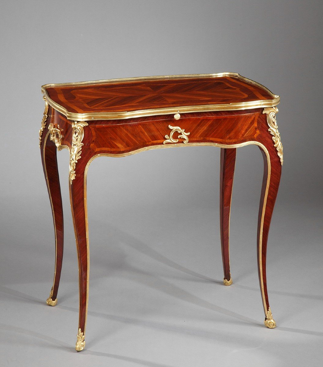 Table Liseuse attr. à H. Dasson, France, Circa 1885-photo-2