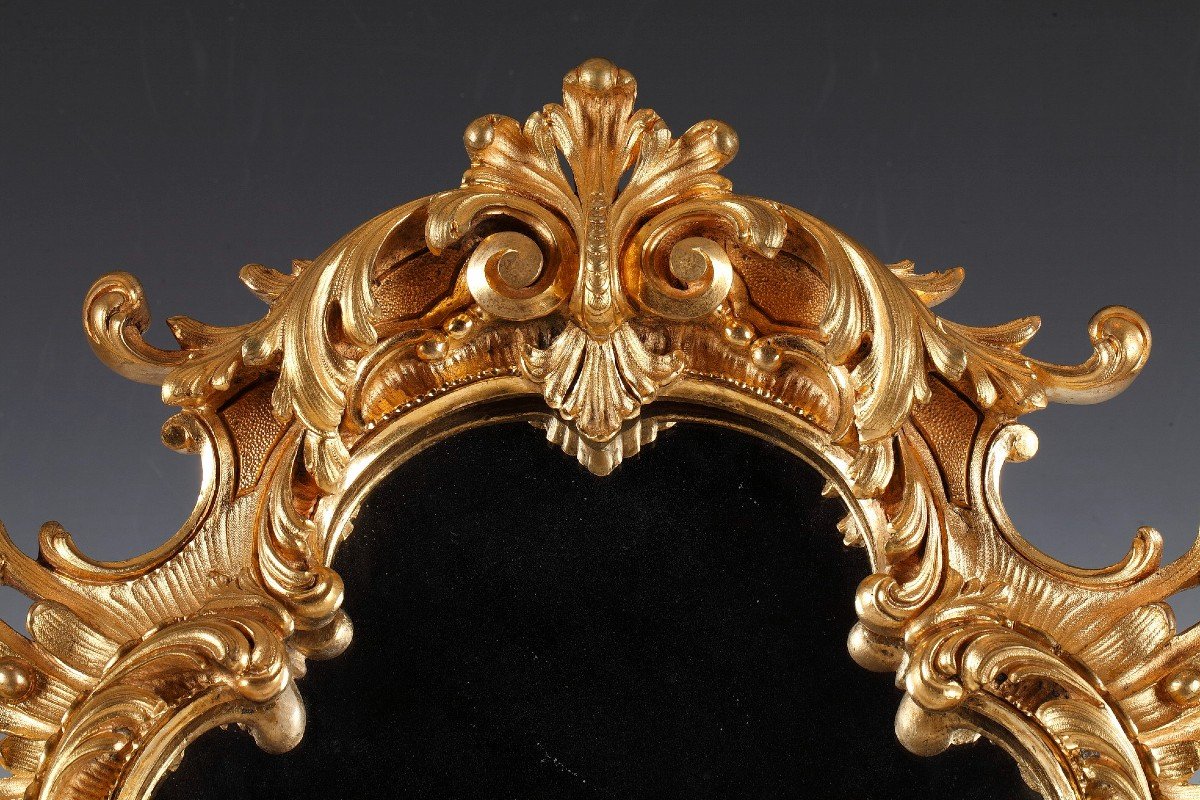 Suite Of Three Easel Mirrors, Italy, 19th Century -photo-2