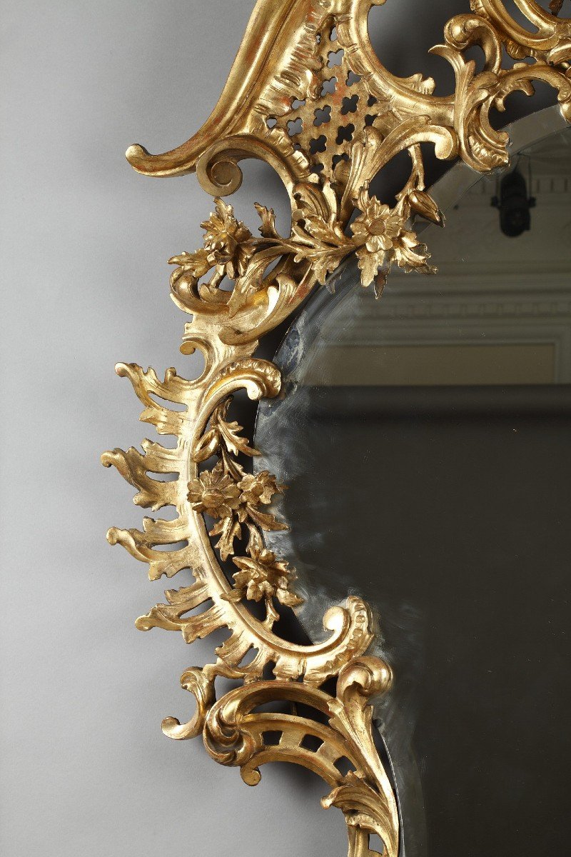 Important Mirror, Italy, Circa 1880-photo-3