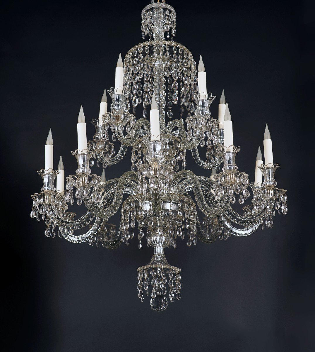 Lustre en Cristal de Baccarat, France, Circa 1890-photo-3