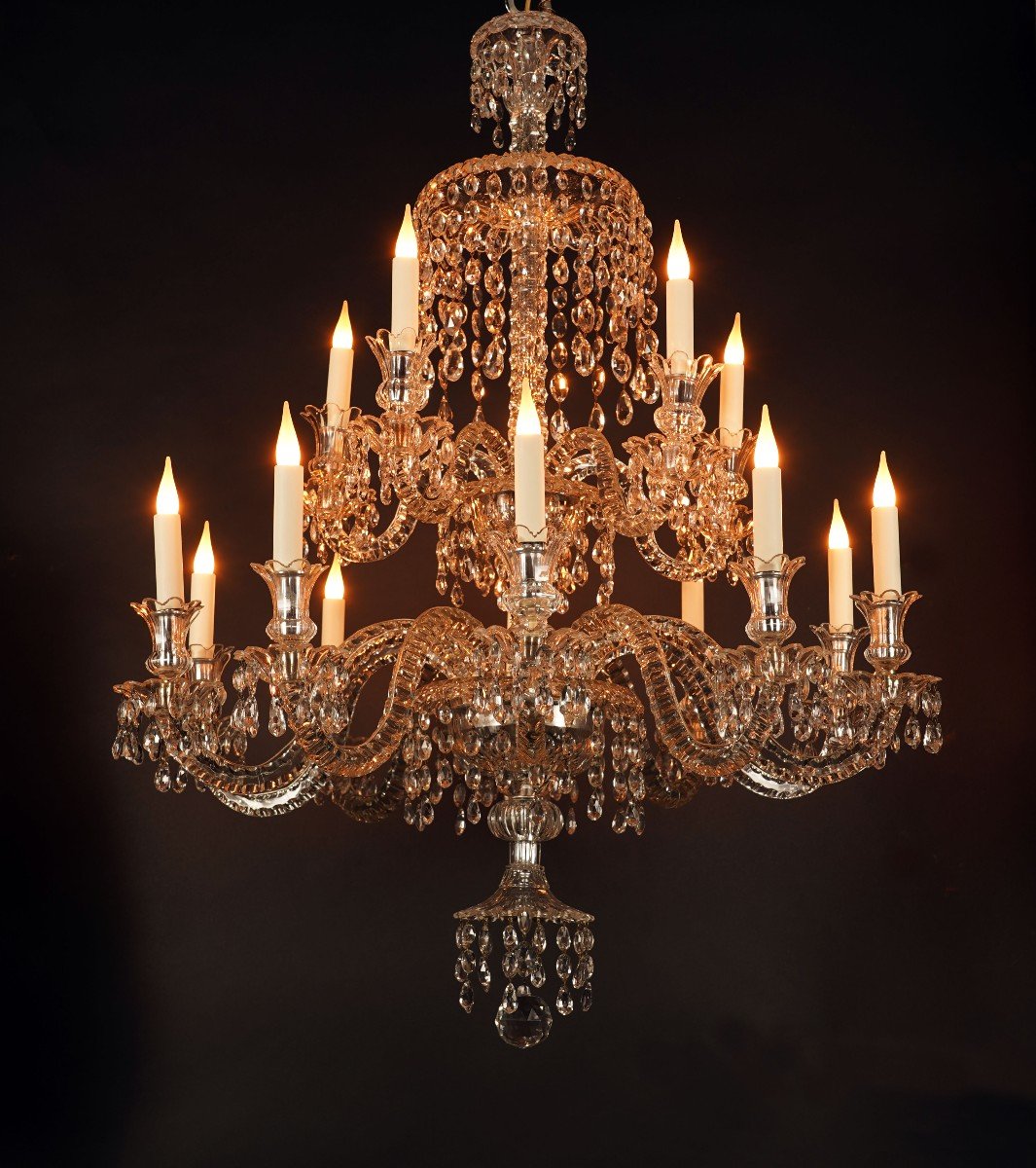 Lustre en Cristal de Baccarat, France, Circa 1890