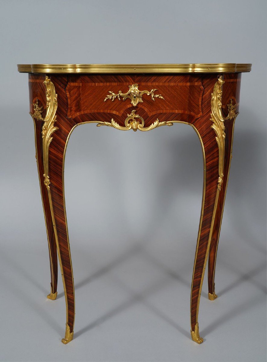 Paire de Tables de Salon attr. à J.E. Zwiener, France, Circa 1885-photo-5