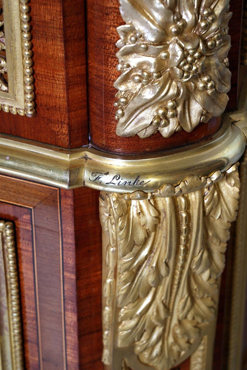 Beautiful Louis XVI Style Chest Of Drawers By F. Linke, France, Circa 1890-photo-3