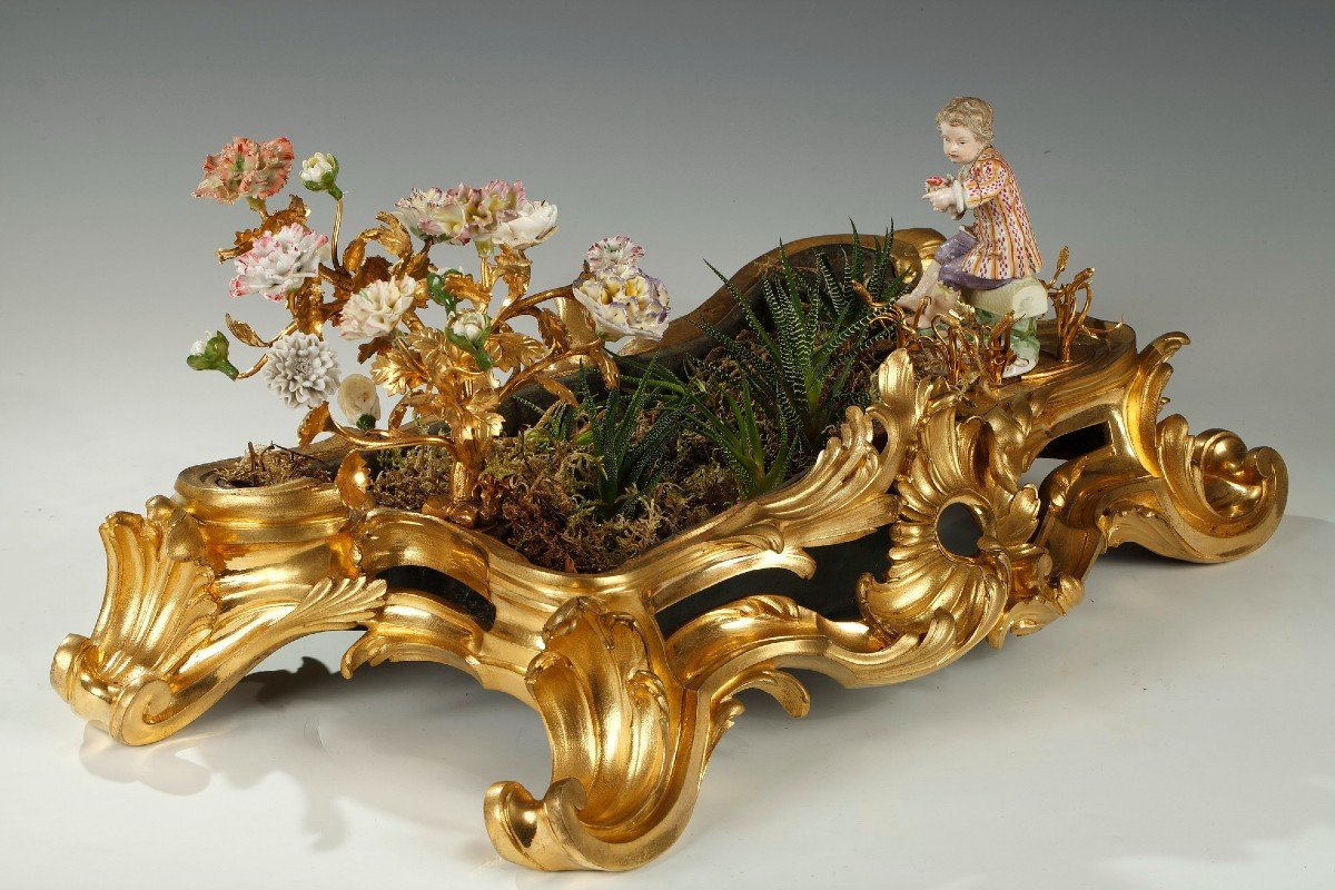 Planter "the Flower Garden", France, Circa 1750-photo-3