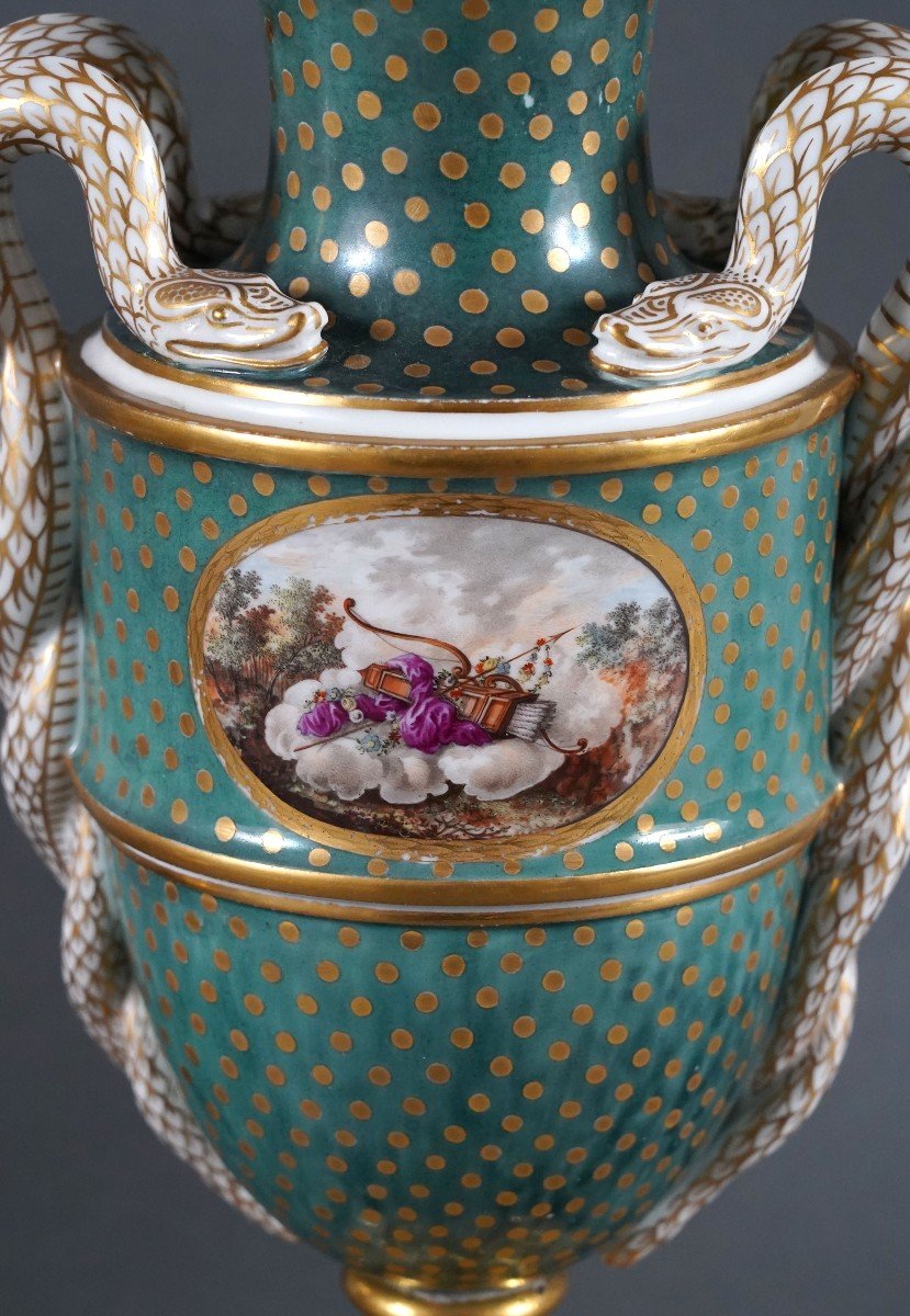 Pair Of Covered Vases Attr. To Samson Et Cie, France, Circa 1890-photo-3