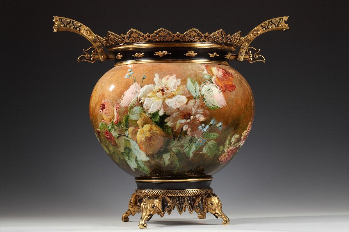 Important Planter Attr. To F. Barbedienne, France, Circa 1880