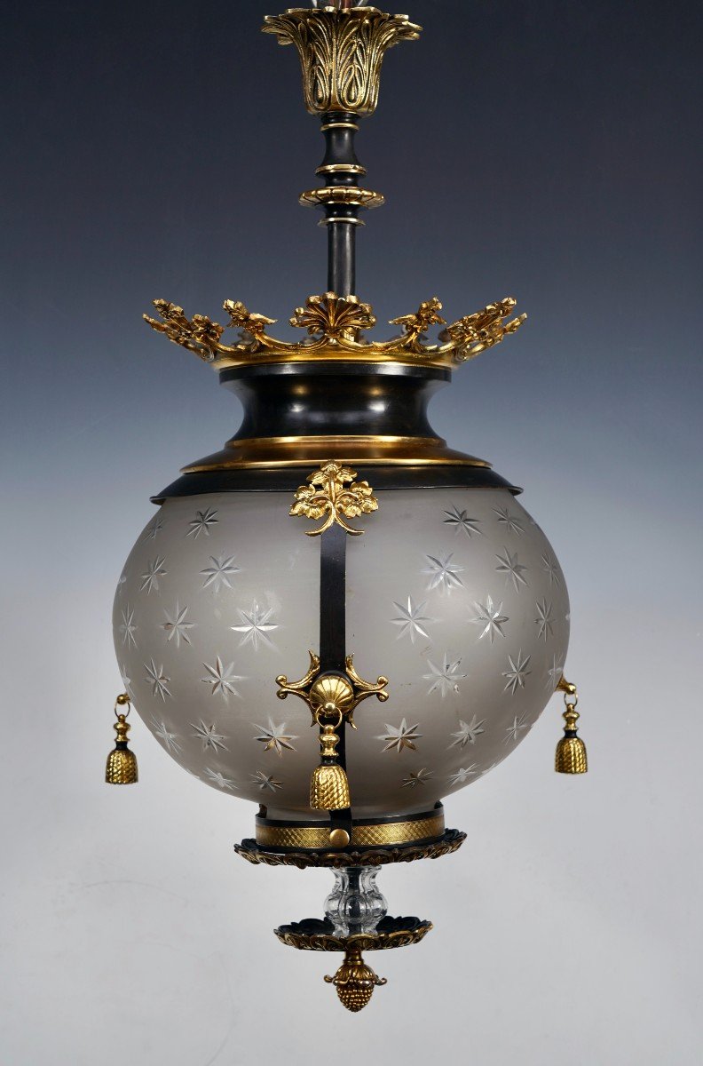 Lantern With Stars, France, Circa 1870-photo-2