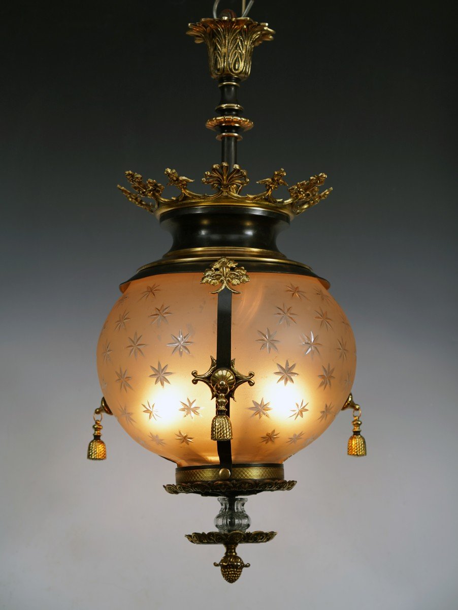 Lantern With Stars, France, Circa 1870-photo-4