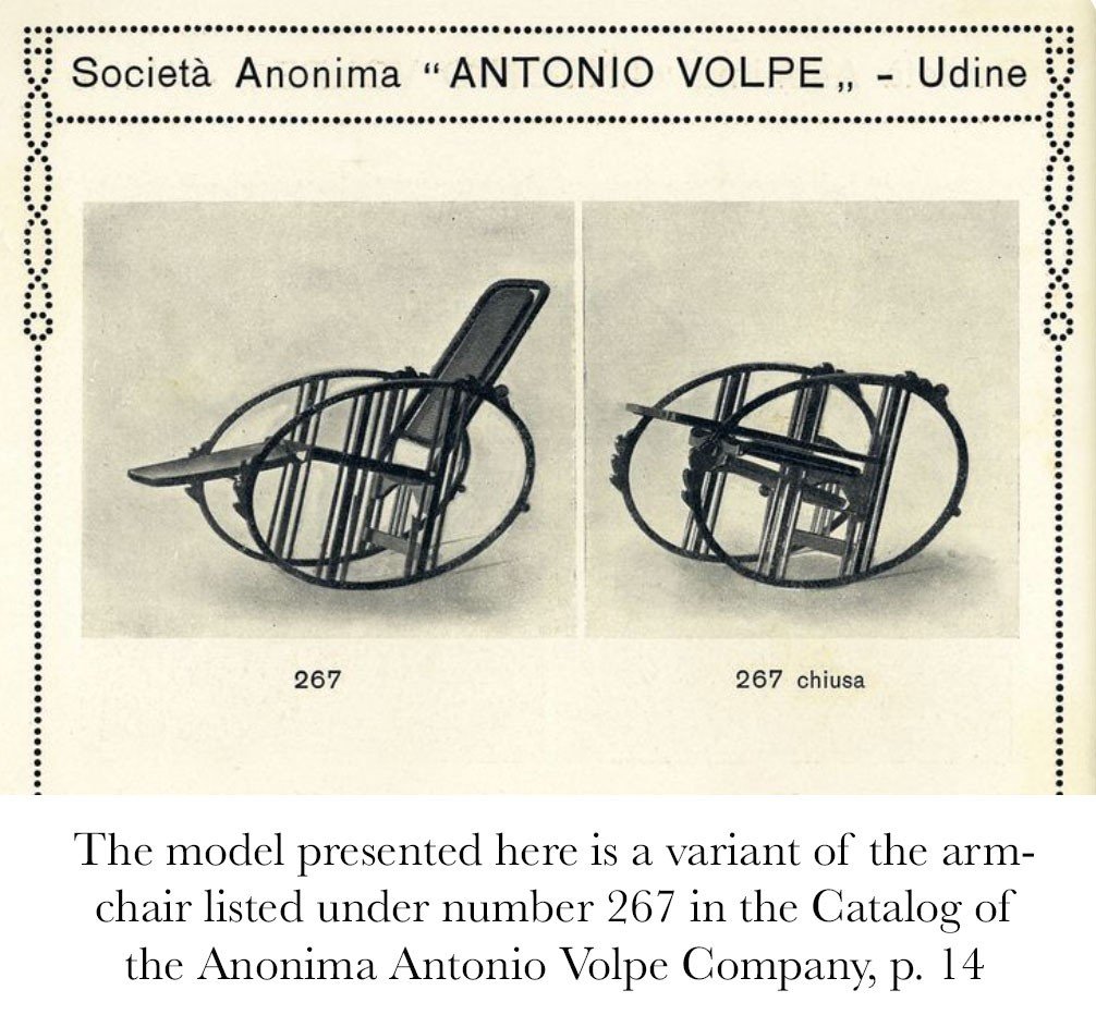 Fauteuil à Bascule "Oeuf", Societa Anonima Antonio Volpe, Italie, Circa 1922-photo-2