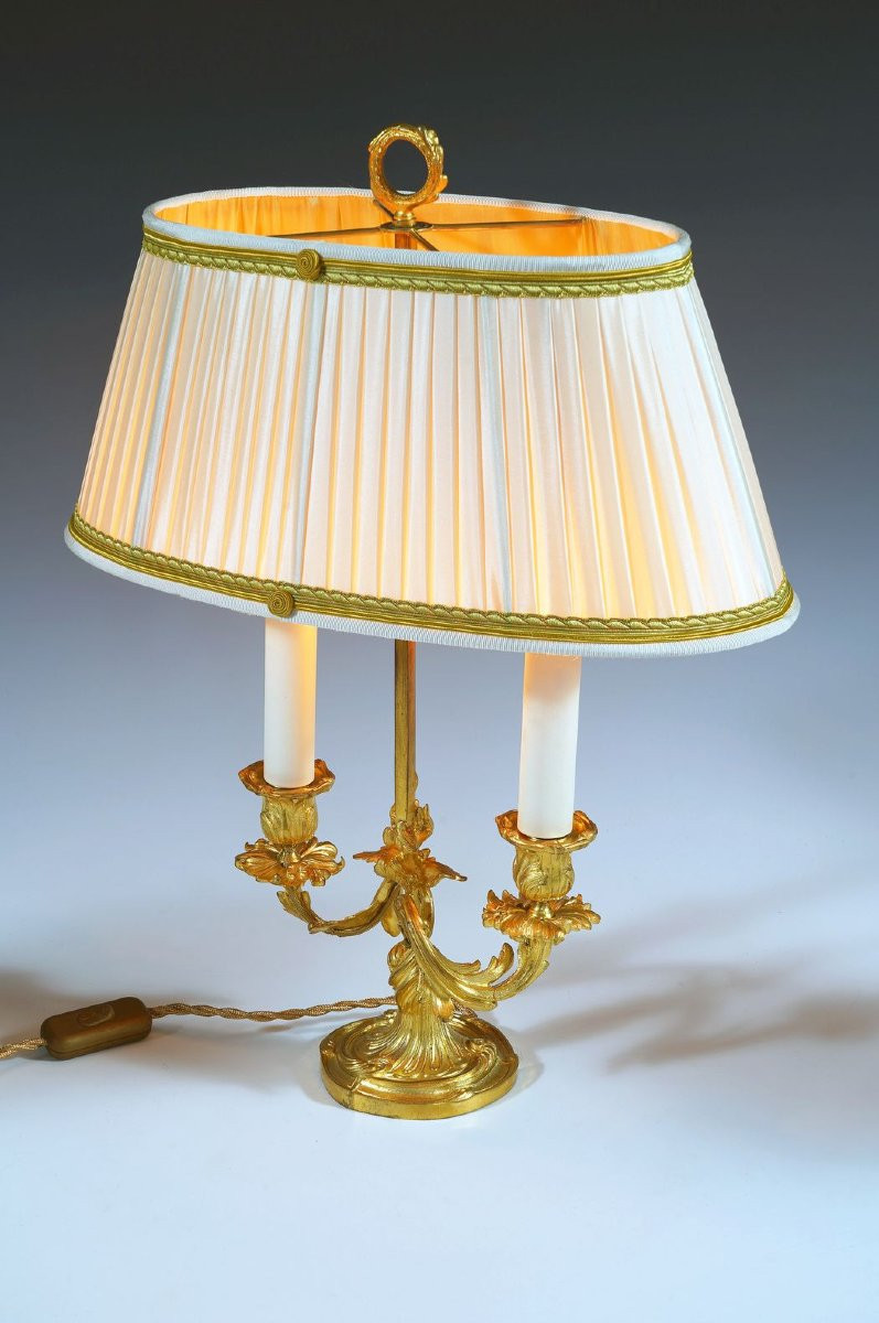 Bouillotte Lamp, France, Circa 1880-photo-3