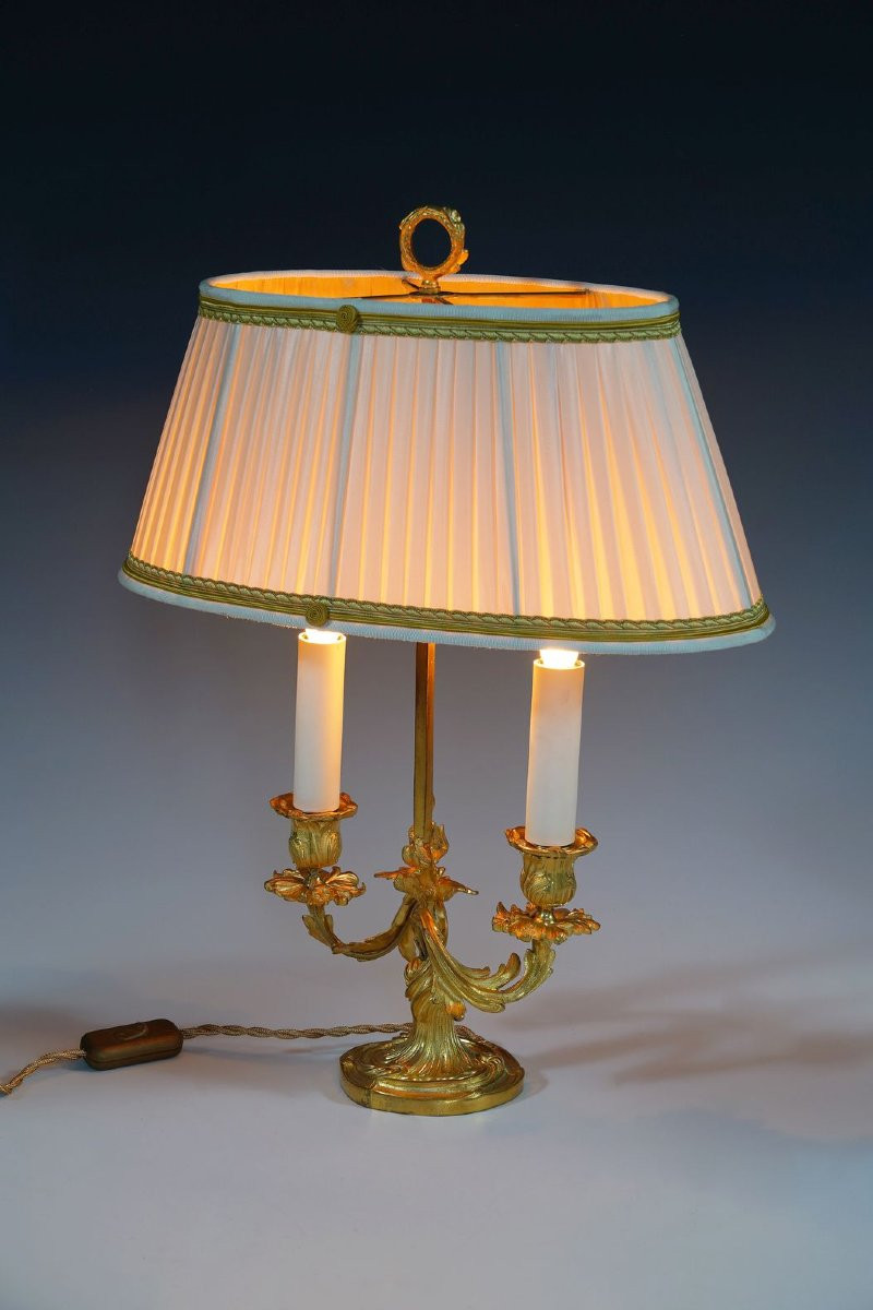 Bouillotte Lamp, France, Circa 1880-photo-4