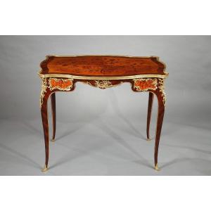 Louis XV Style Table Attributed To J.e. Zwiener, France, Circa 1880