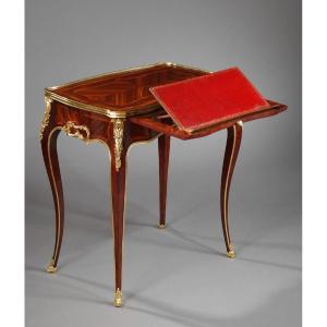 Reading Table Attr. To H. Dasson, France, Circa 1885
