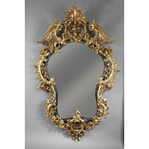 Important Miroir, Italie, Circa 1880