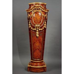 Display Pedestal Attributed To A.-g. Fourdinois, France, Circa 1865