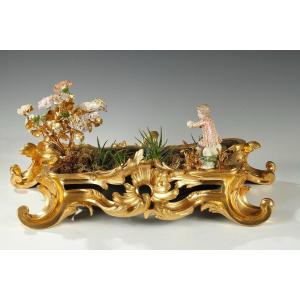 Jardinière "le Jardin Fleuri", France, Circa 1750