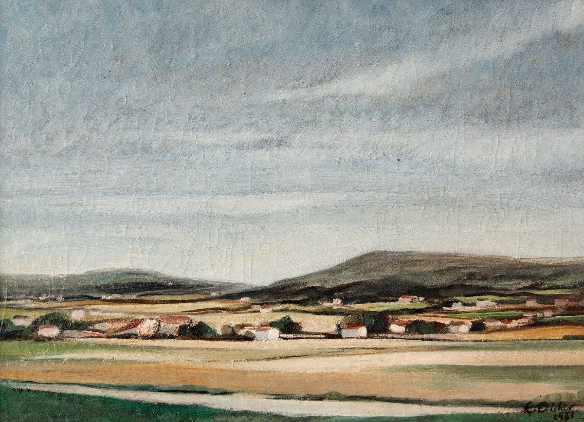 Émile DIDIER (Lyon,1890 – id. 1965), Paysage (1931)