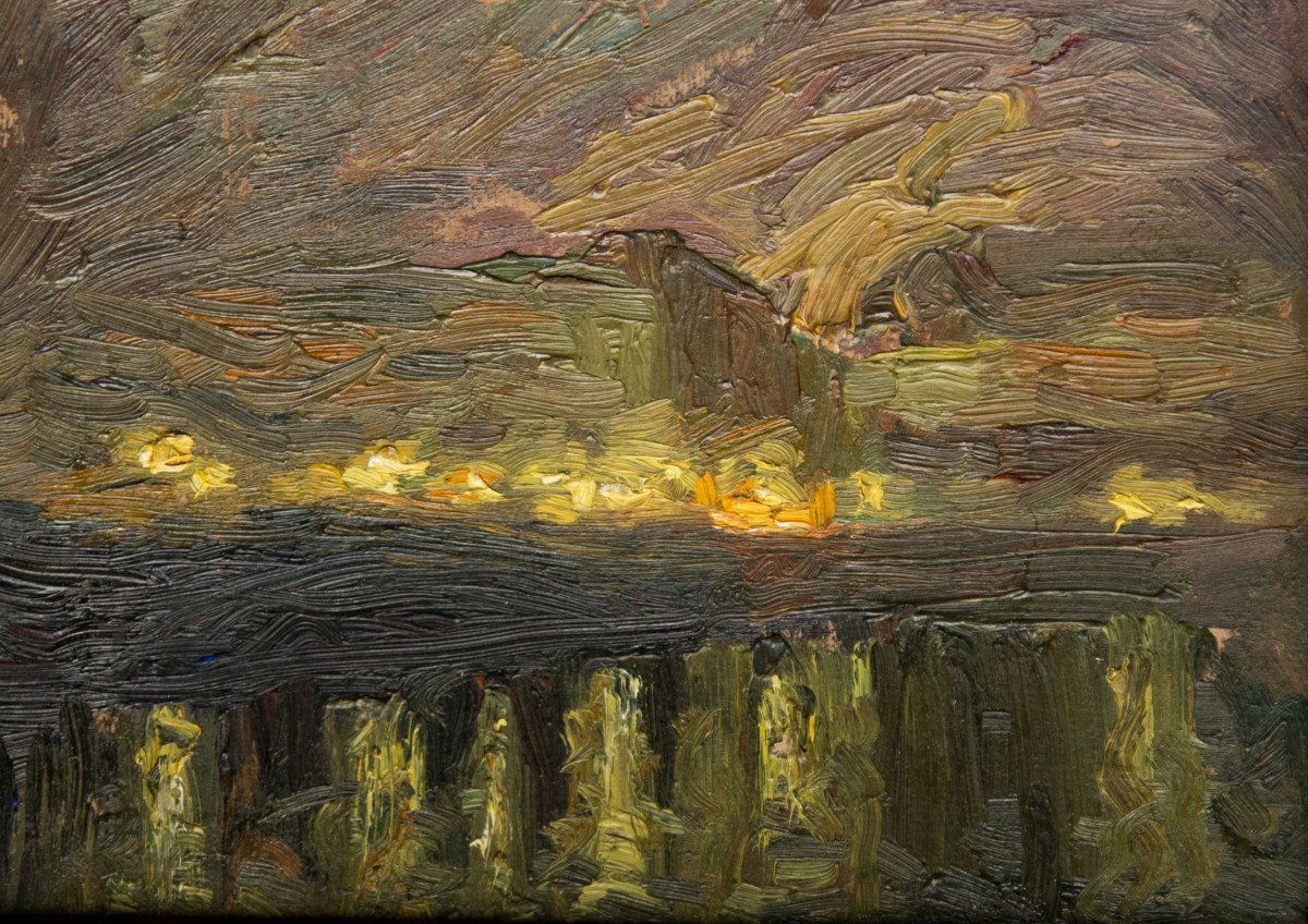 Émile DIDIER (Lyon,1890 – id. 1965), Reflets dans le Rhône