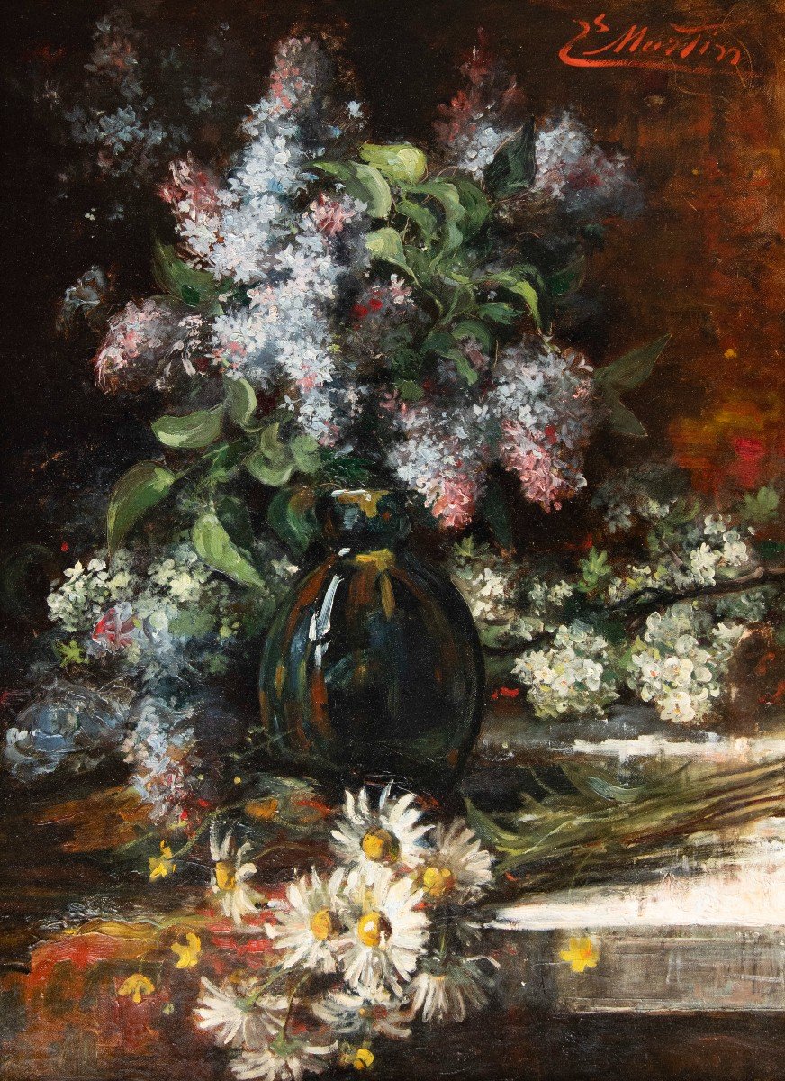  Jacques Martin (villeurbanne, 1844  – Lyon, 1919), Bouquet Champêtre