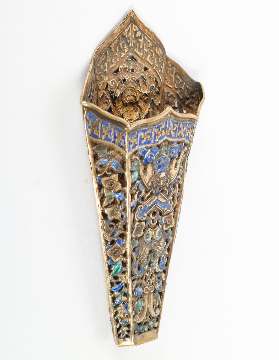 Gilt Flower Holder-photo-4