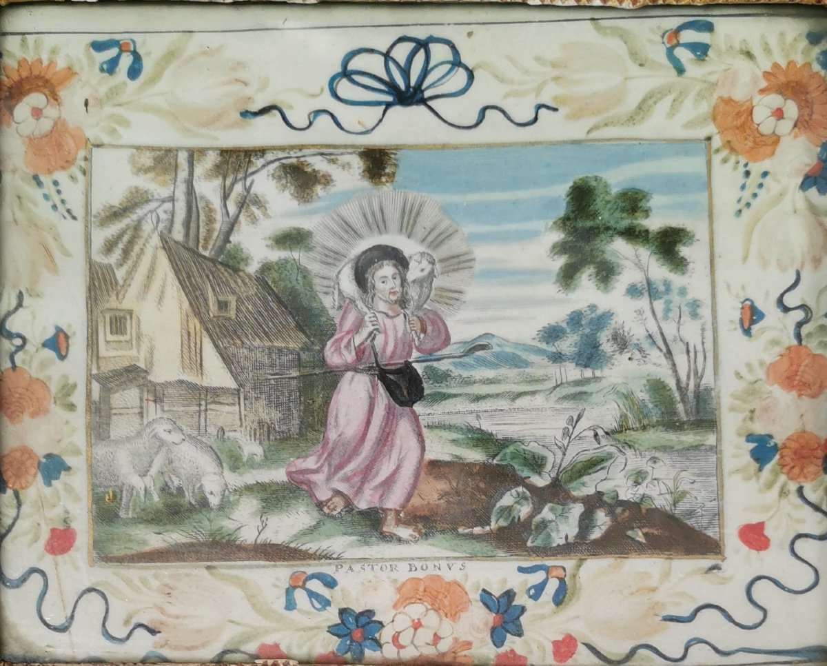 Gouache On 18th Century Vellum-photo-2