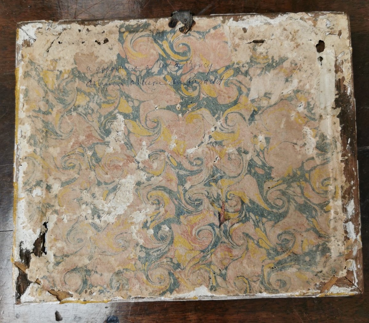 Gouache On 18th Century Vellum-photo-3