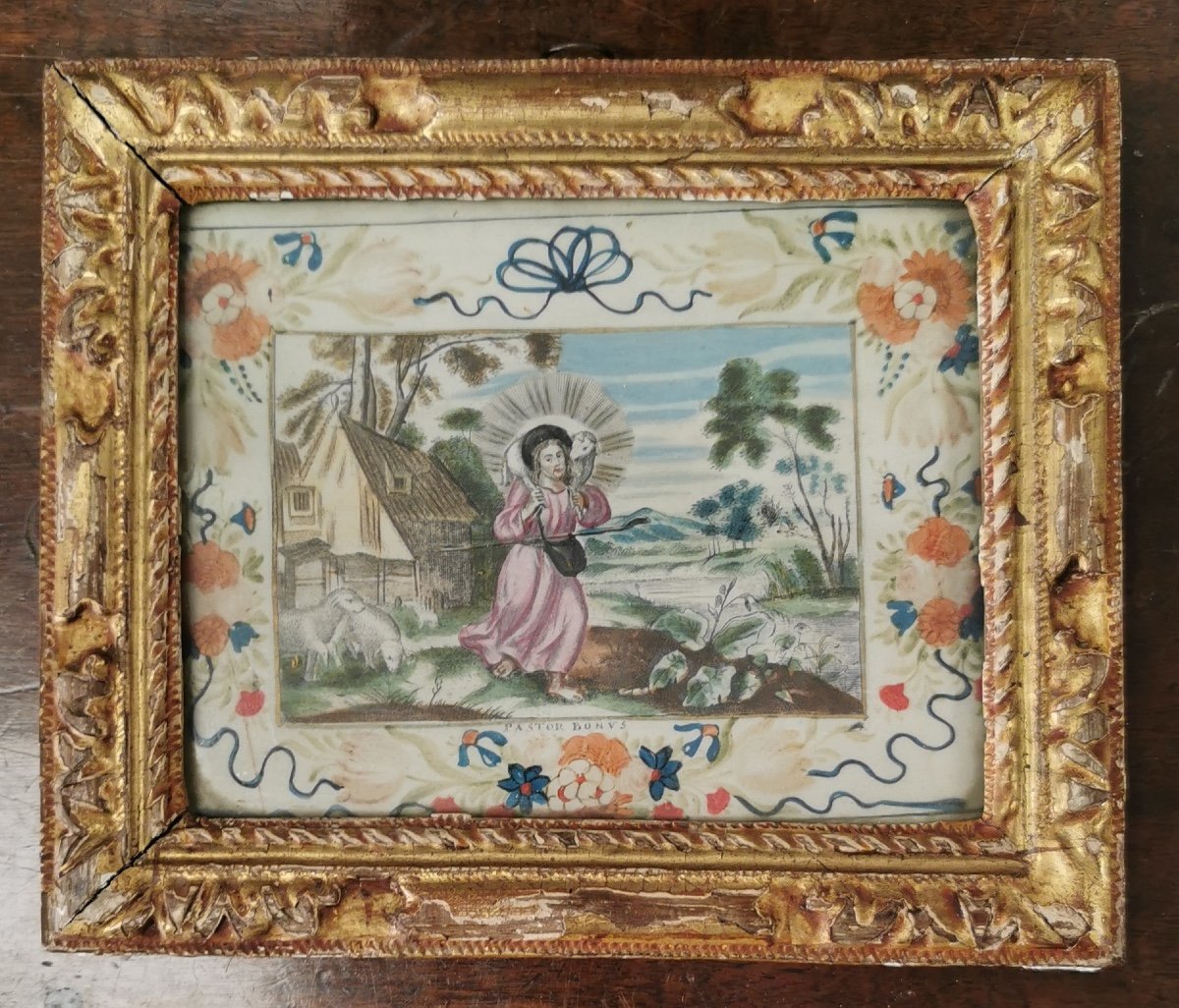 Gouache On 18th Century Vellum