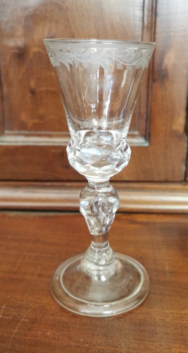 18th Century Engraved Glass Holland