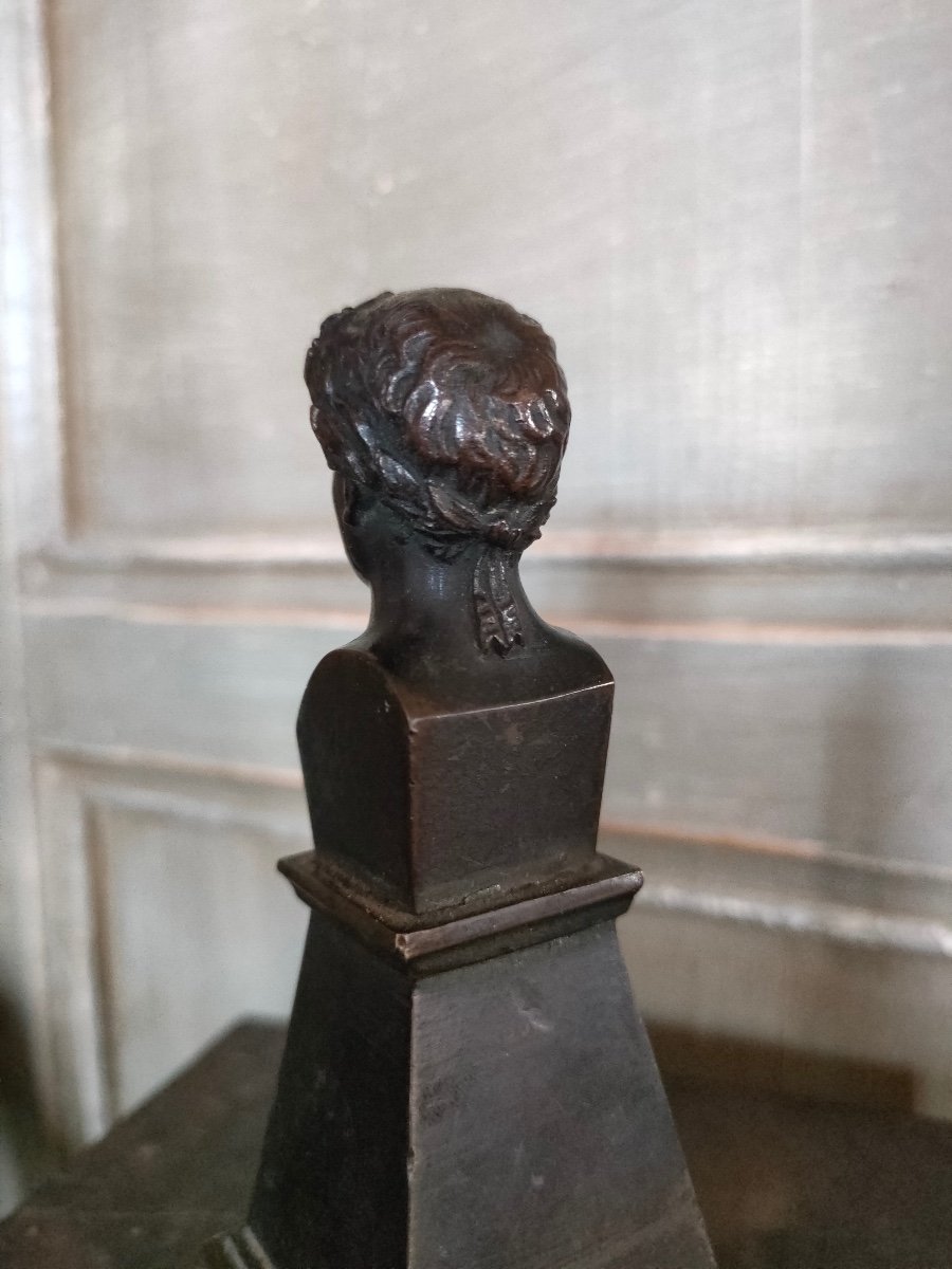 Small Bronze Napoleon Bust-photo-1