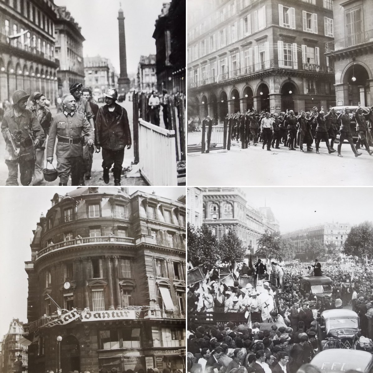 Lot De 32 Photos De La Liberation De Paris Agence Lapi-photo-4