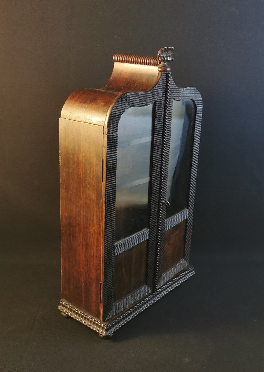 19th Century Hanging Liquor Shelf-photo-2