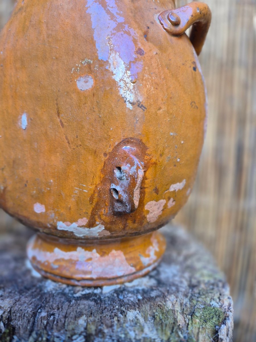 19th Century Enameled Terracotta Fountain-photo-4