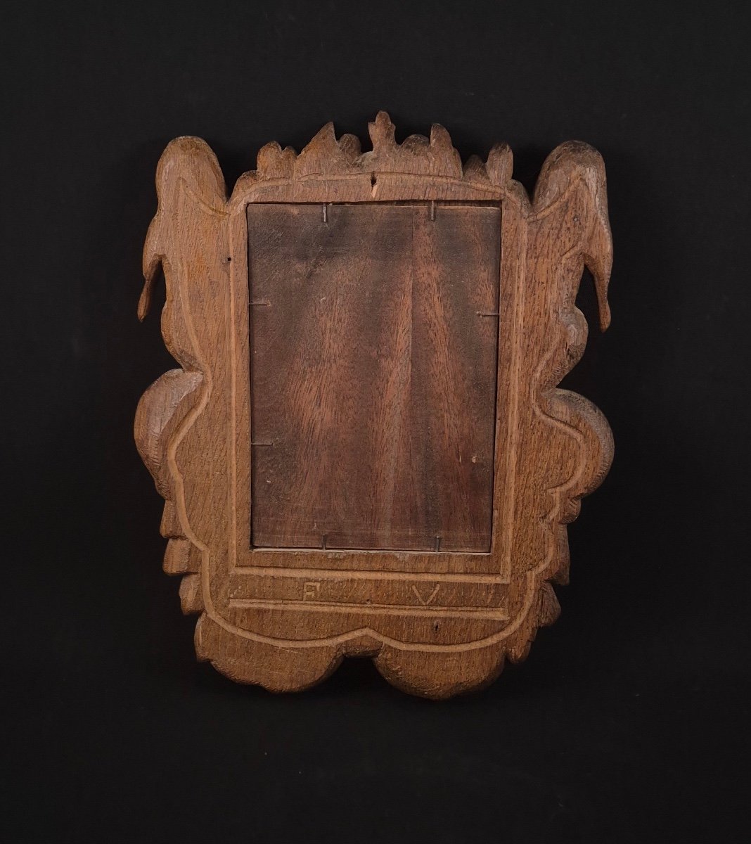 Oak Mirror, Folk Art Work-photo-2