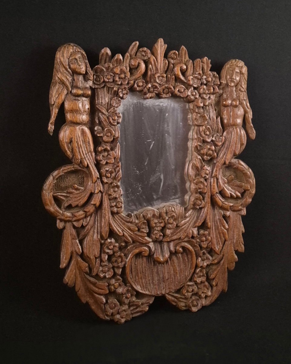 Oak Mirror, Folk Art Work