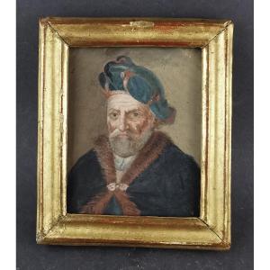 Miniature On Vellum Portrait Of A Man