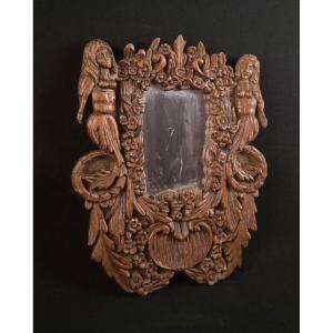 Oak Mirror, Folk Art Work