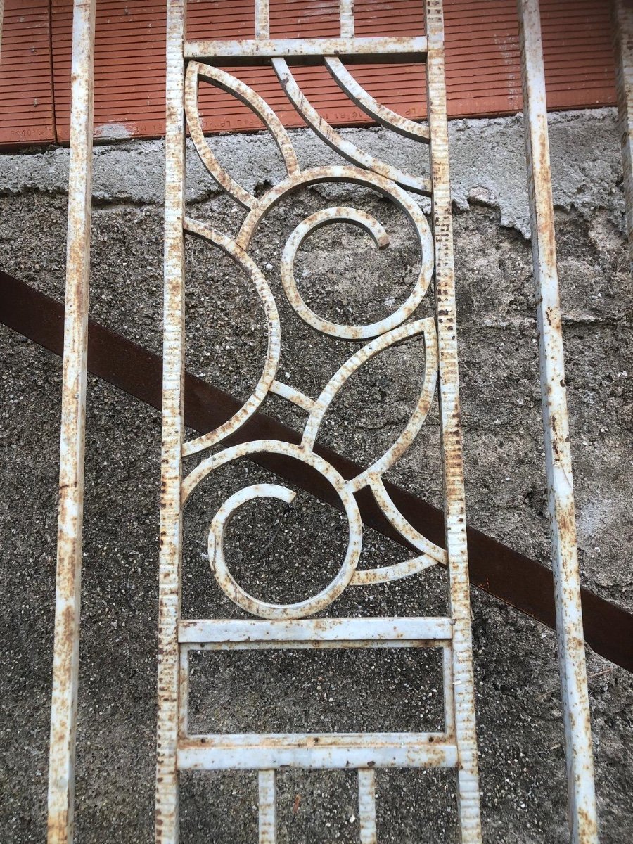 Art Deco Forged Iron Gate-photo-2