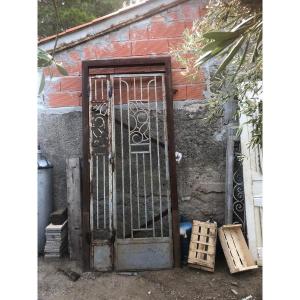 Art Deco Forged Iron Gate