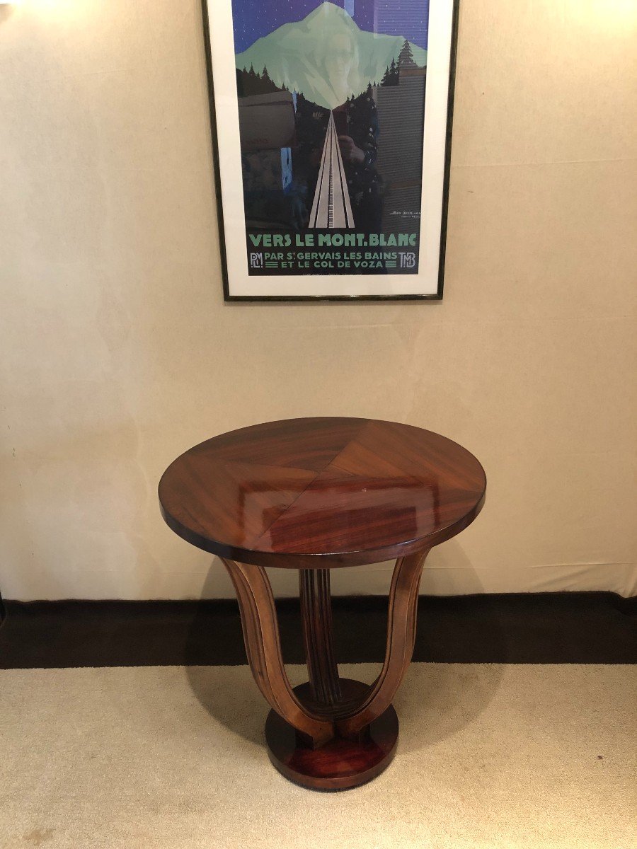 Art Deco Pedestal Table-photo-1