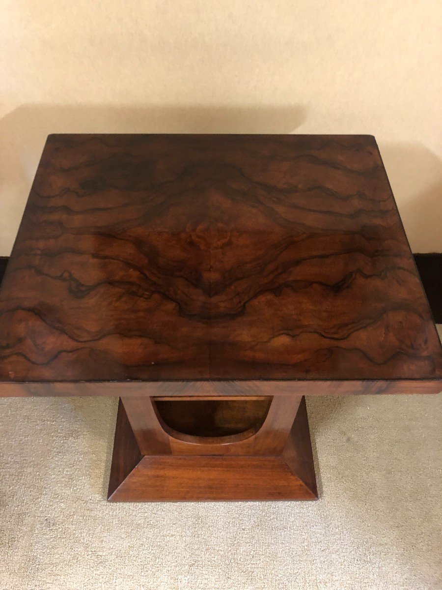 Art Deco Pedestal Table-photo-2