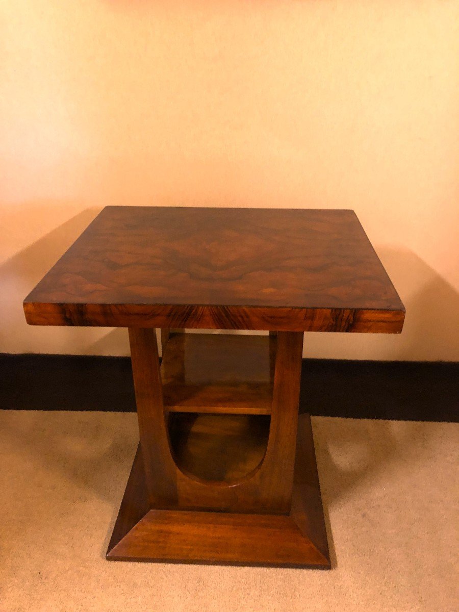 Art Deco Pedestal Table