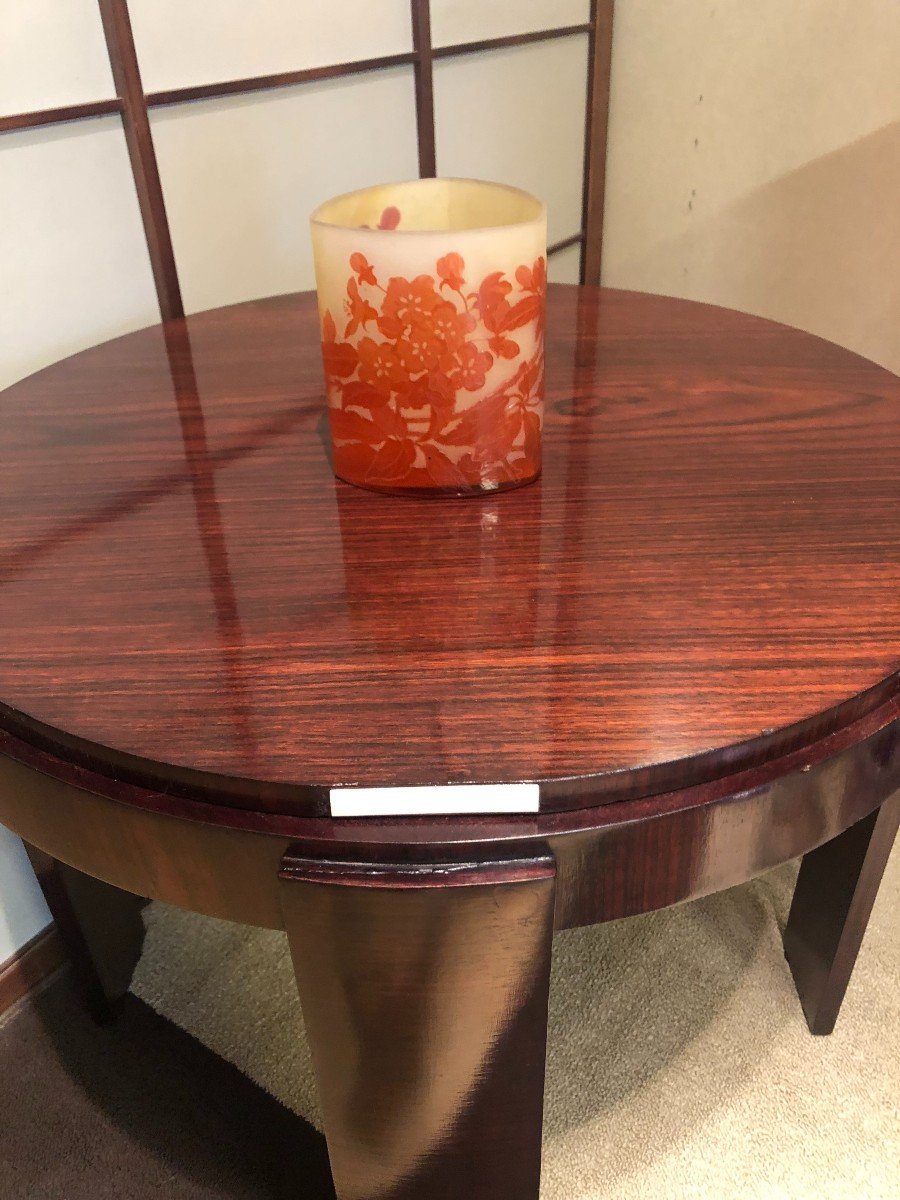 Art Deco Pedestal Table -photo-4