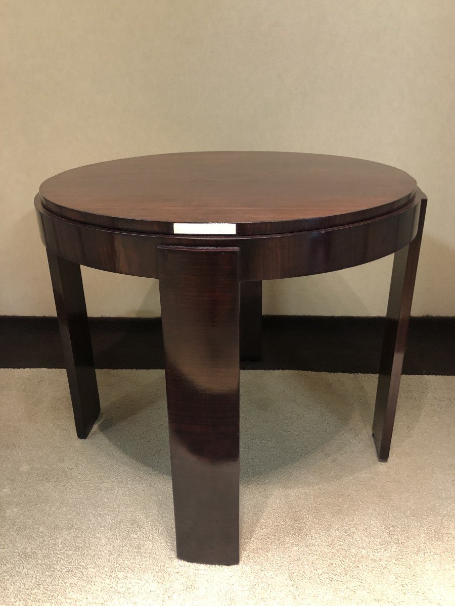 Art Deco Pedestal Table -photo-2