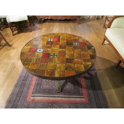 Living Room Table Vintage Vallauris