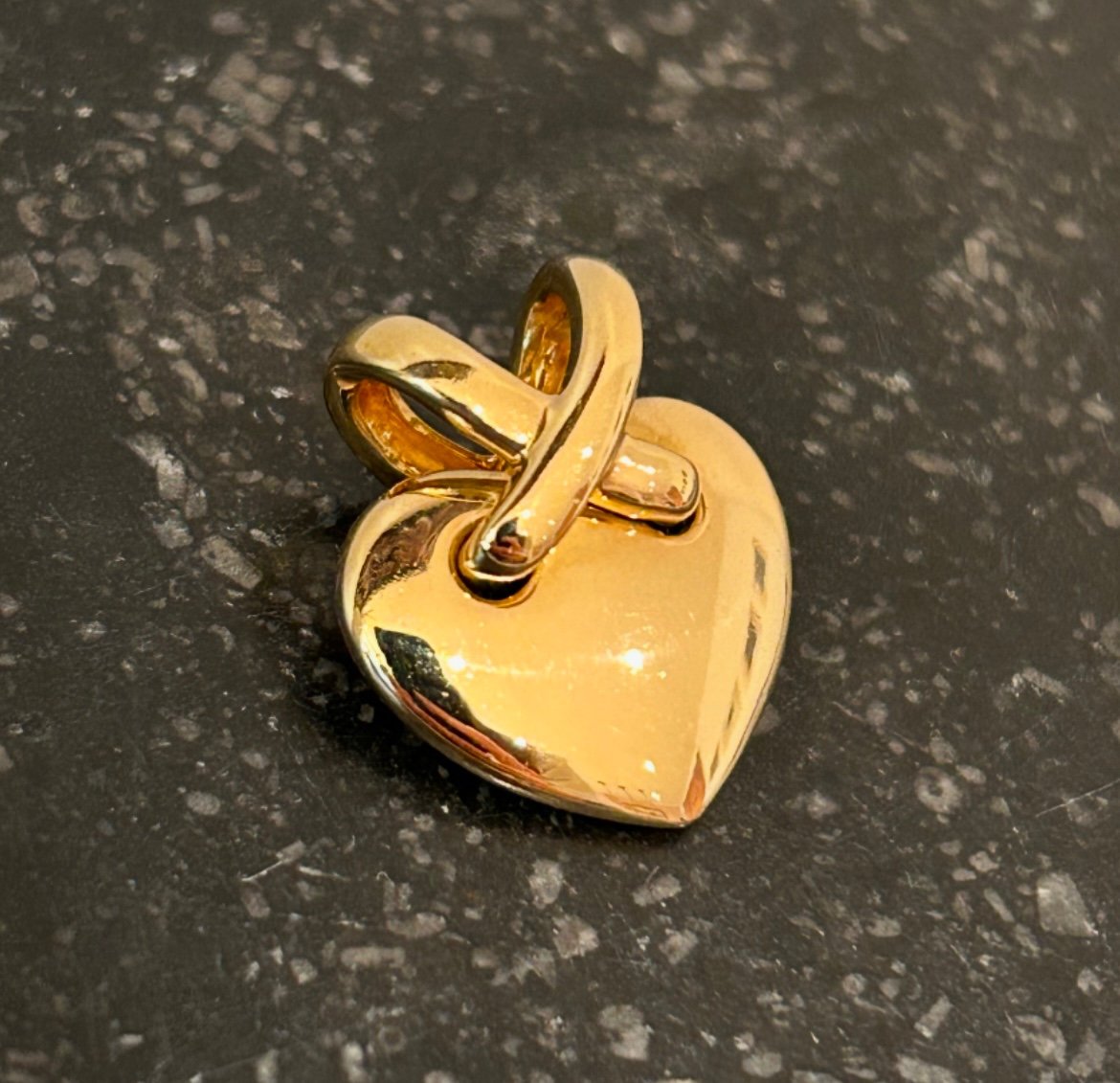 Pendentif Chaumet Coeur Lien En Or Jaune 18k