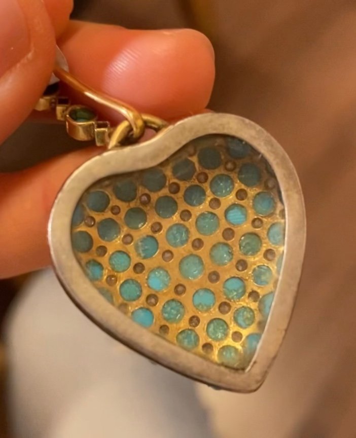 18k Gold Heart Pendant-photo-3