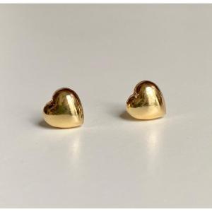 18k Gold Stud Earrings