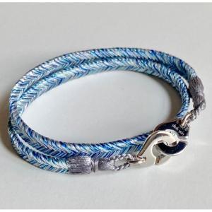 Bracelet Tissé Dinh Van « menottes » R10 En Argent